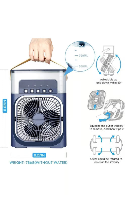 Proditics Mini Cooler for Room Cooling Mini AC Portable Mini Fan